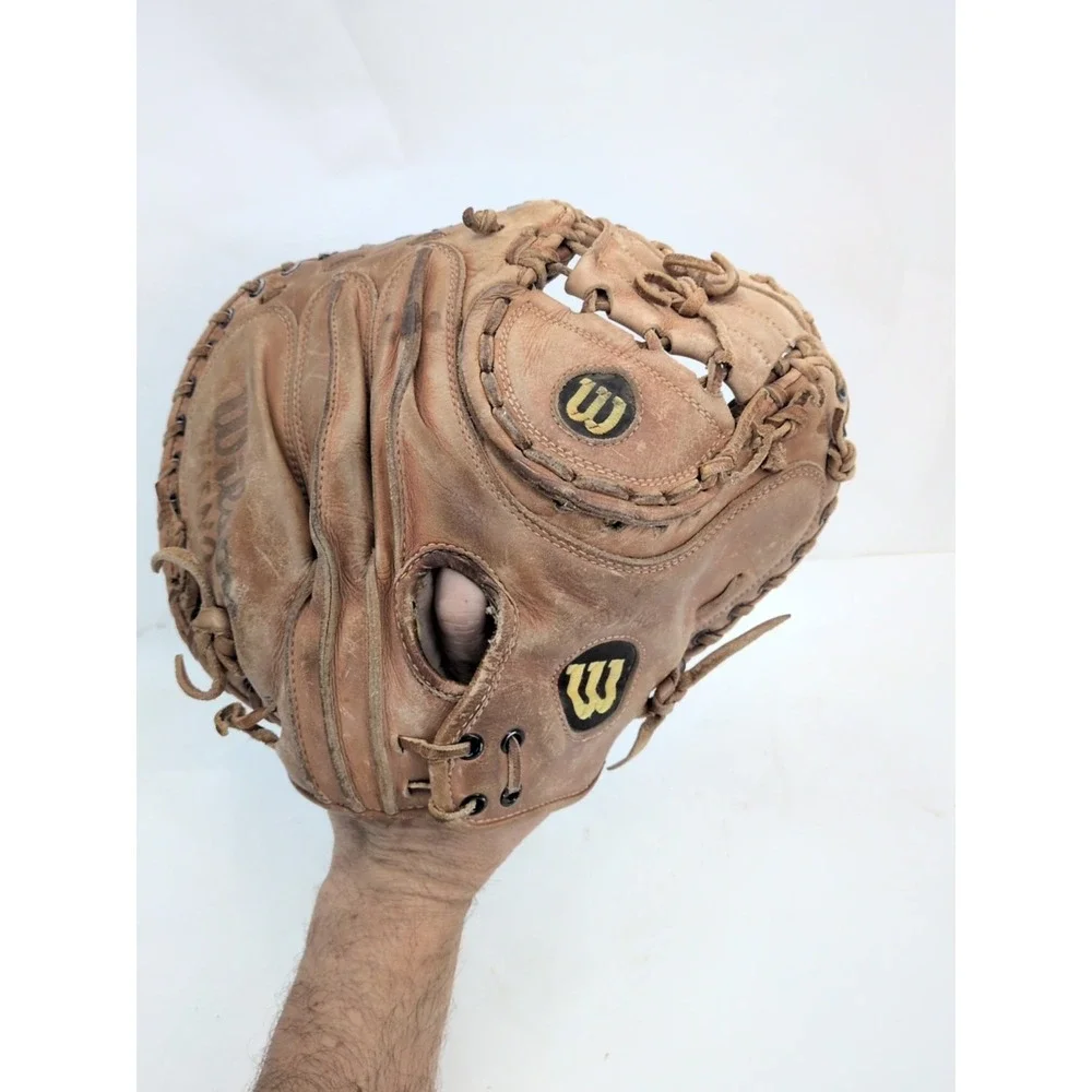 Used Wilson The A 2403 Catchers Mitt Pro Model For Righthand Throw